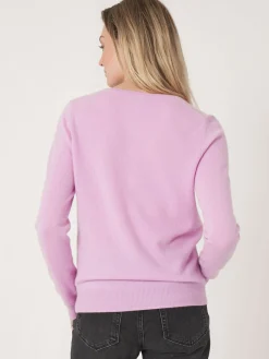 Hot Basic Organisch Cashmere Vest Met Ronde Hals Dames Vesten