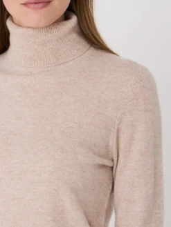 Best Basic Organisch Cashmere Trui Met Rolkraag Dames Truien