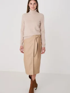 Best Basic Organisch Cashmere Trui Met Rolkraag Dames Truien