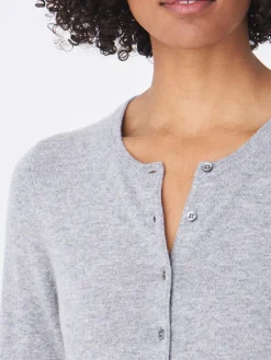 New Basic Organisch Cashmere Vest Met Ronde Hals Dames Vesten