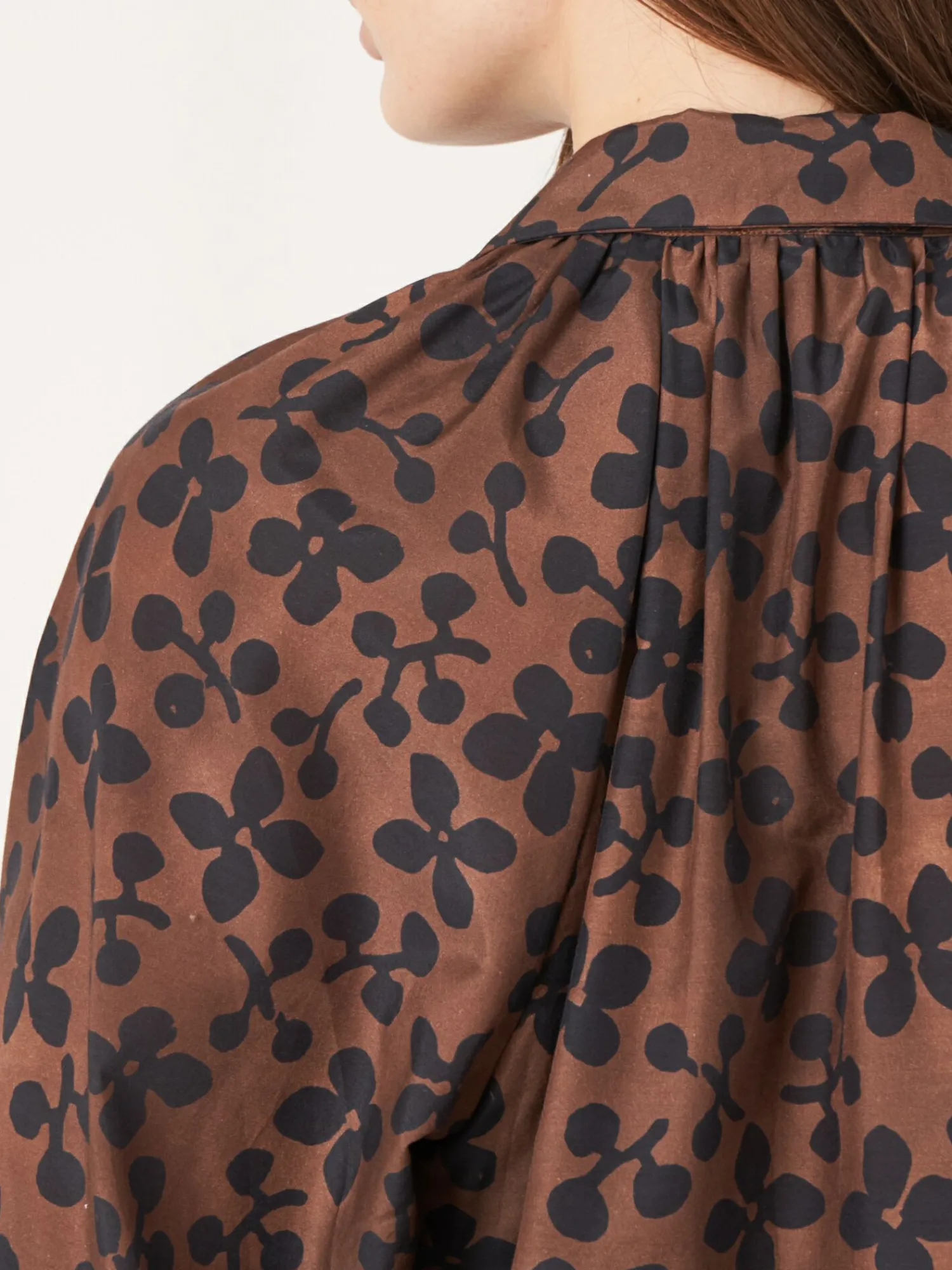 Best Blouse Met Bloemenprint Van Katoen-Zijde-Mix Dames Blouses