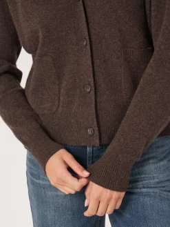 Sale Licht En Zacht Cashmere Vest Met Zakken Dames Vesten