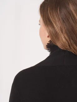 Flash Sale Open Cardigan Met Sjaalkraag Met Franjes Dames Vesten