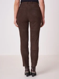 Fashion Suede Leren Broek Dames Broeken