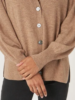 Shop Vest Met Knopen En Raglan-Pofmouwen Dames Vesten