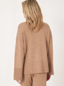 Clearance Vest Met Voorzak En Wijde Mouwen Met Geribd Detail Dames Vesten