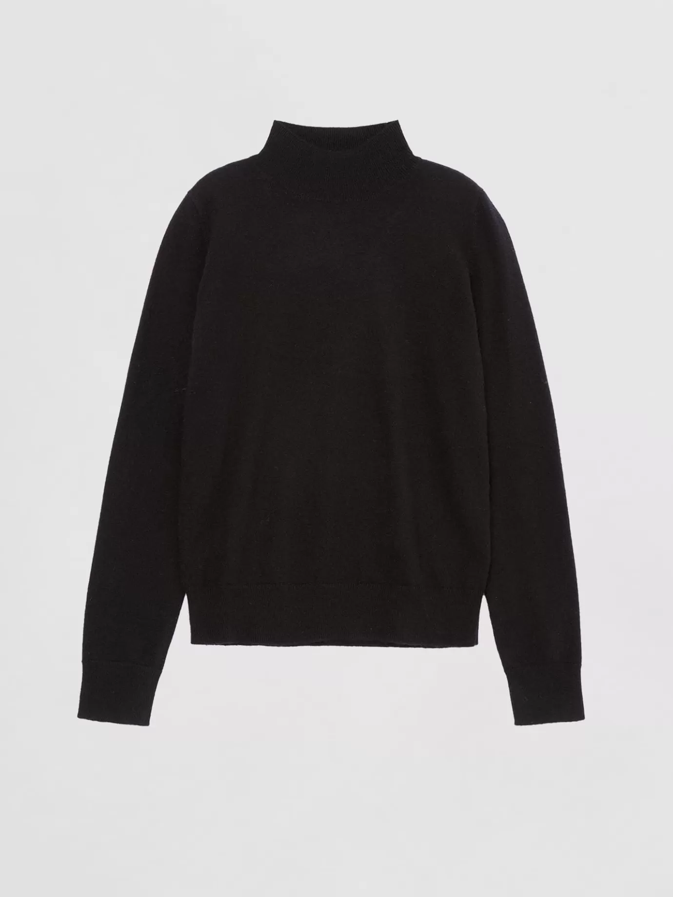 REPEAT cashmere Truien<Cashmere Trui Met Opstaande Kraag Zwart