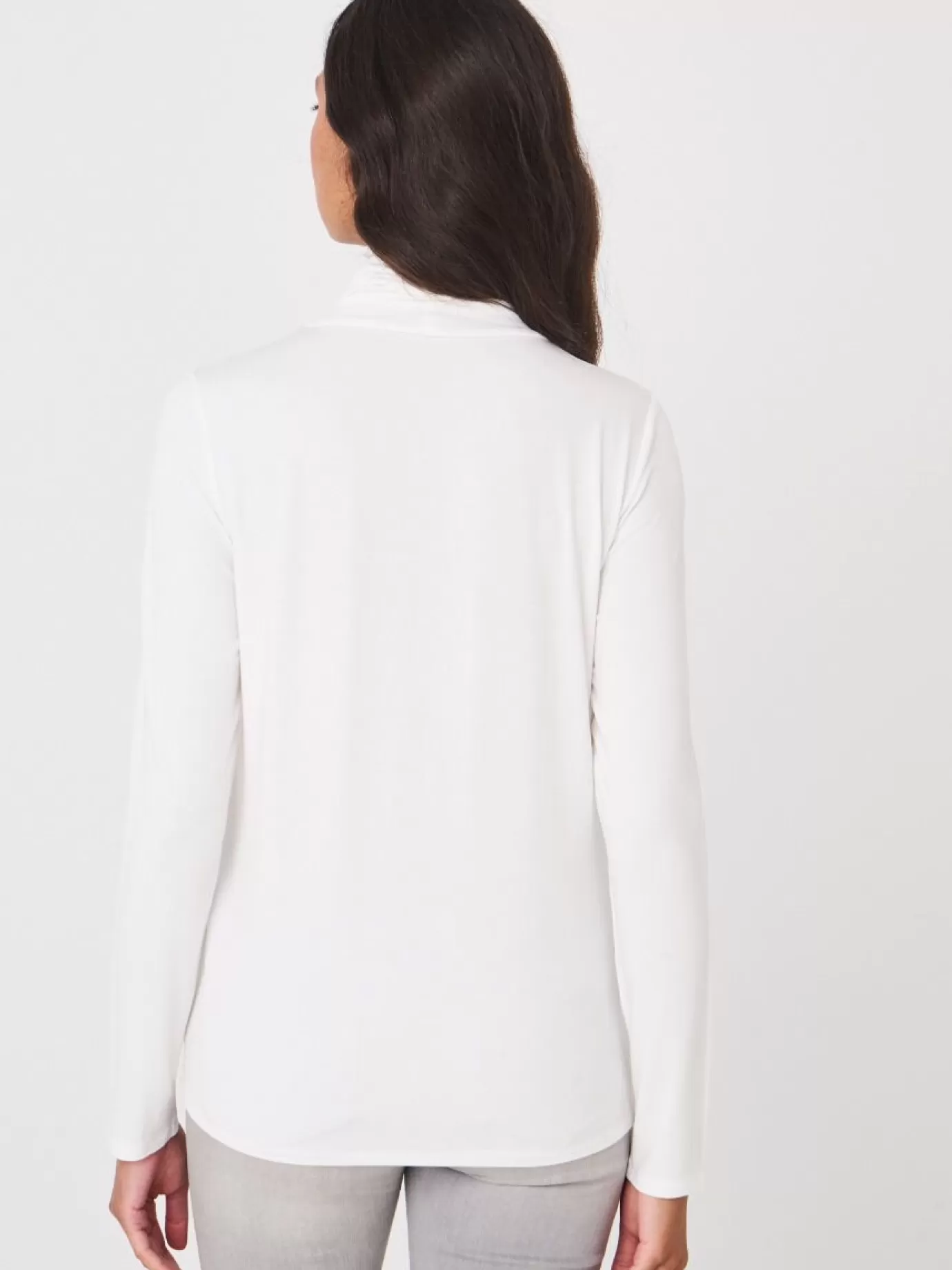 REPEAT cashmere Tops<Coltrui Van Elastische Jersey Room