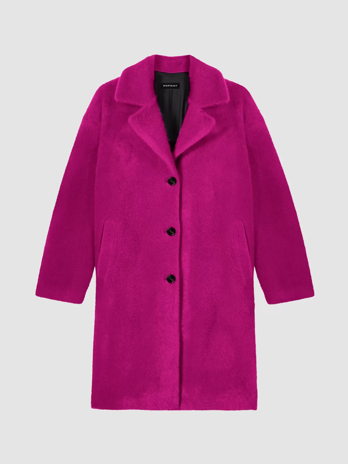 REPEAT cashmere Jassen & Blazers<Jas Van Wolmix Met Knopen Jazzy Roze