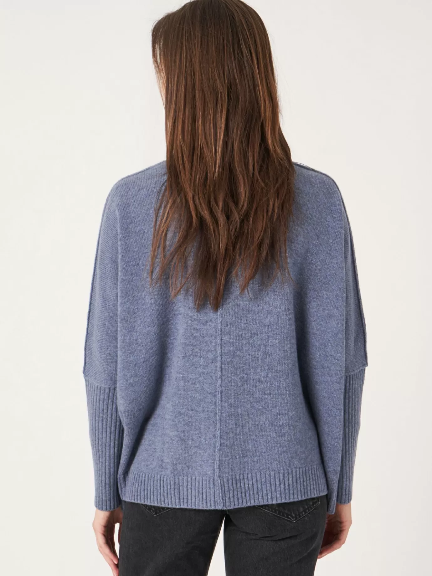 REPEAT cashmere Vesten<Loose Fit Vest Met Zakken Ijs Mel