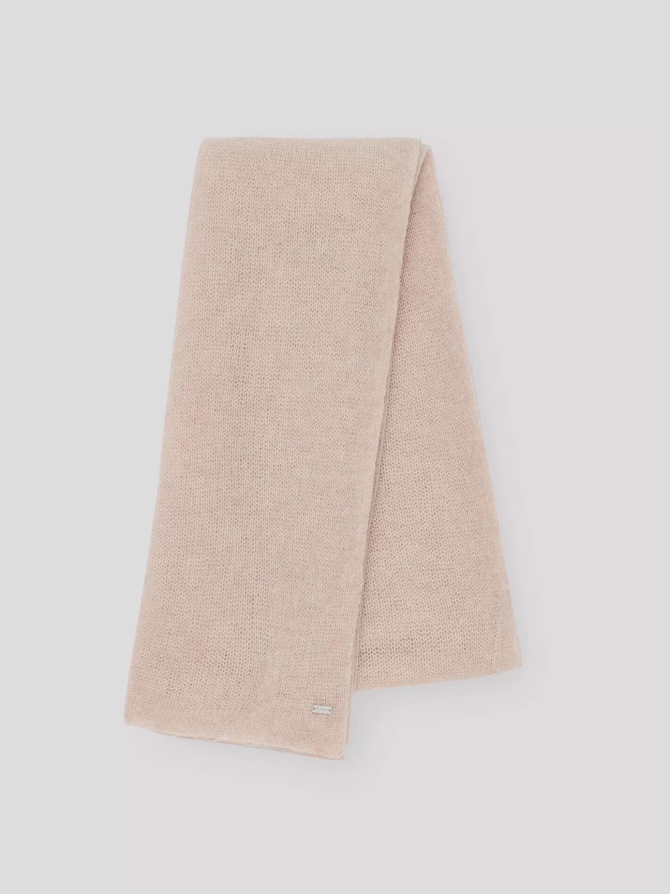 REPEAT cashmere Sjaals<Oversized Sjaal Met Ribdetails Beige