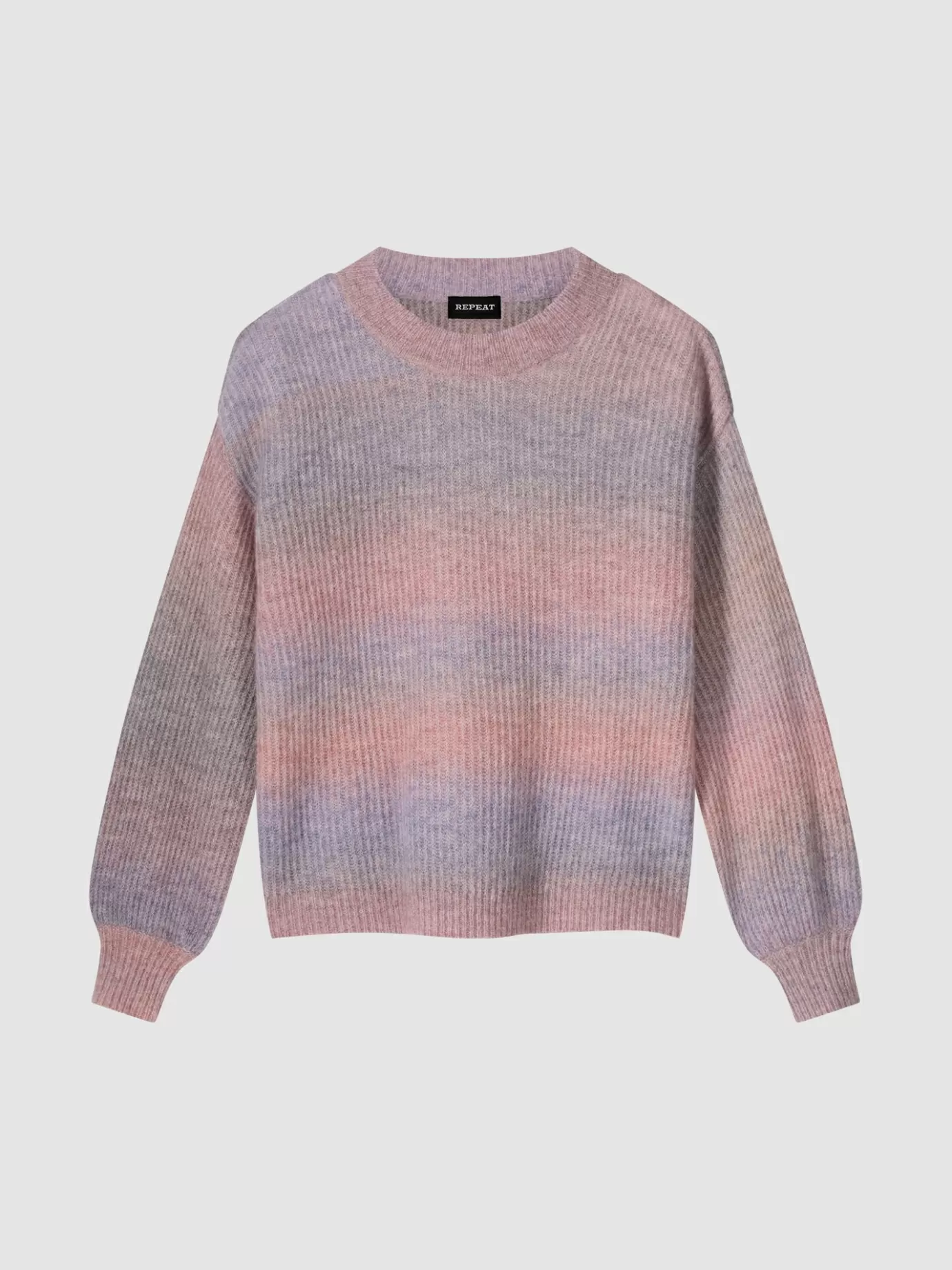 REPEAT cashmere Truien<Space Dye Trui Van Italiaanse Garen Kaneel